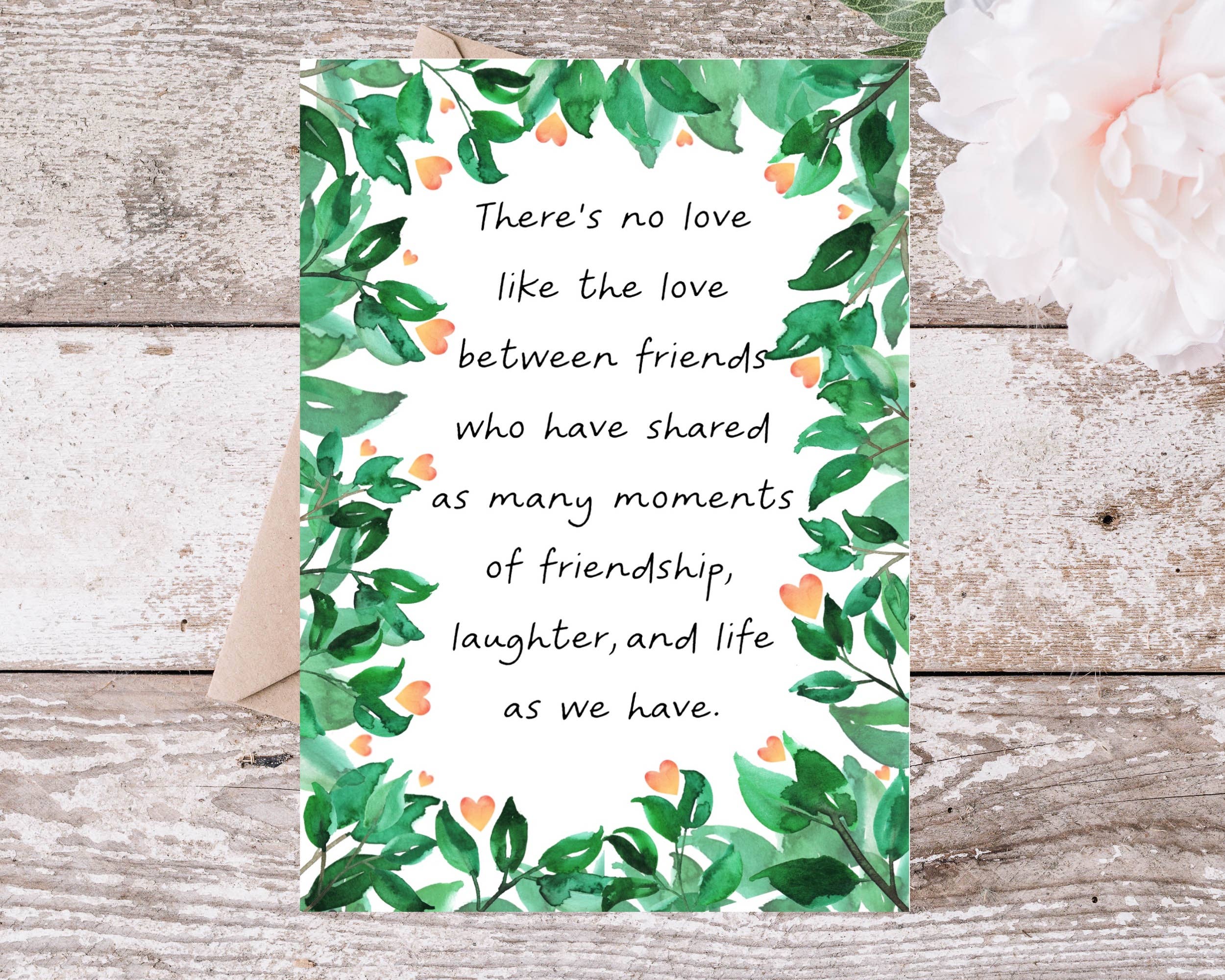 Friendship Love Card