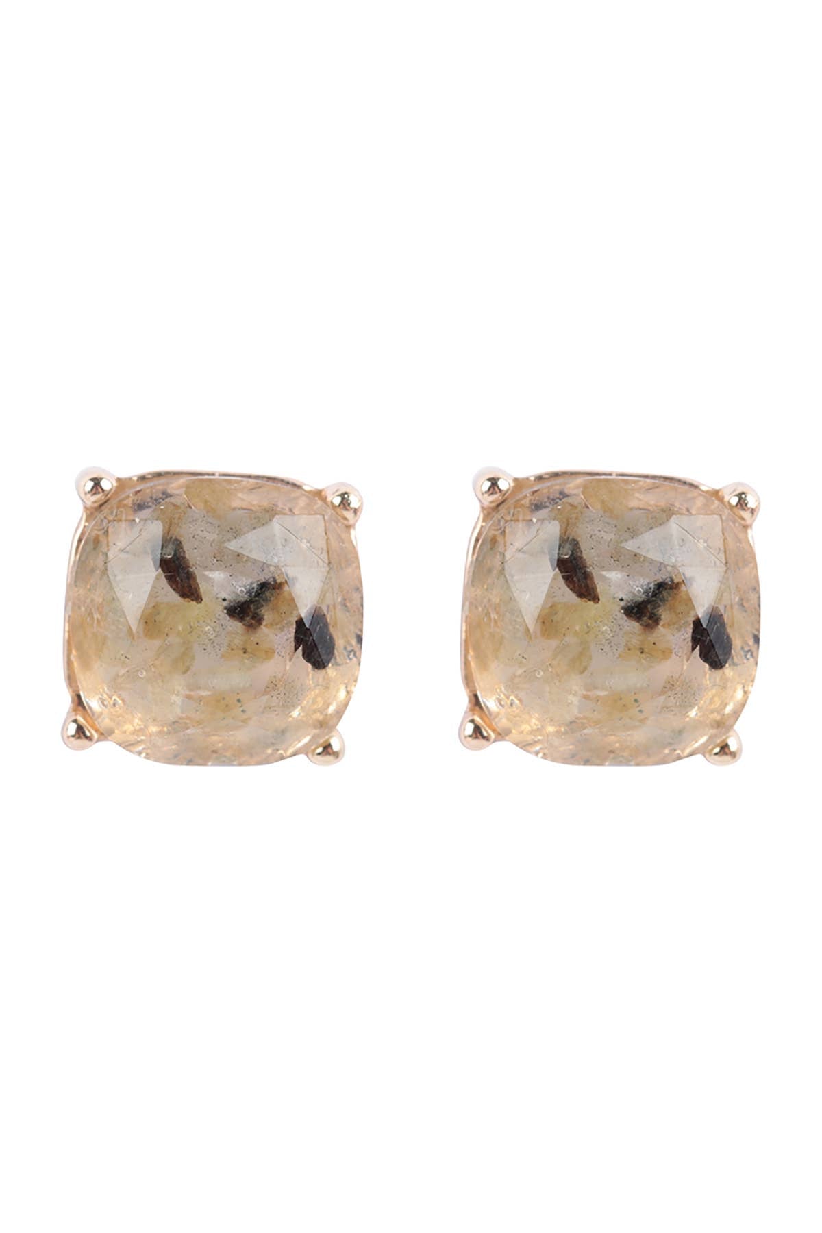 Cushion Cut Stud Earrings