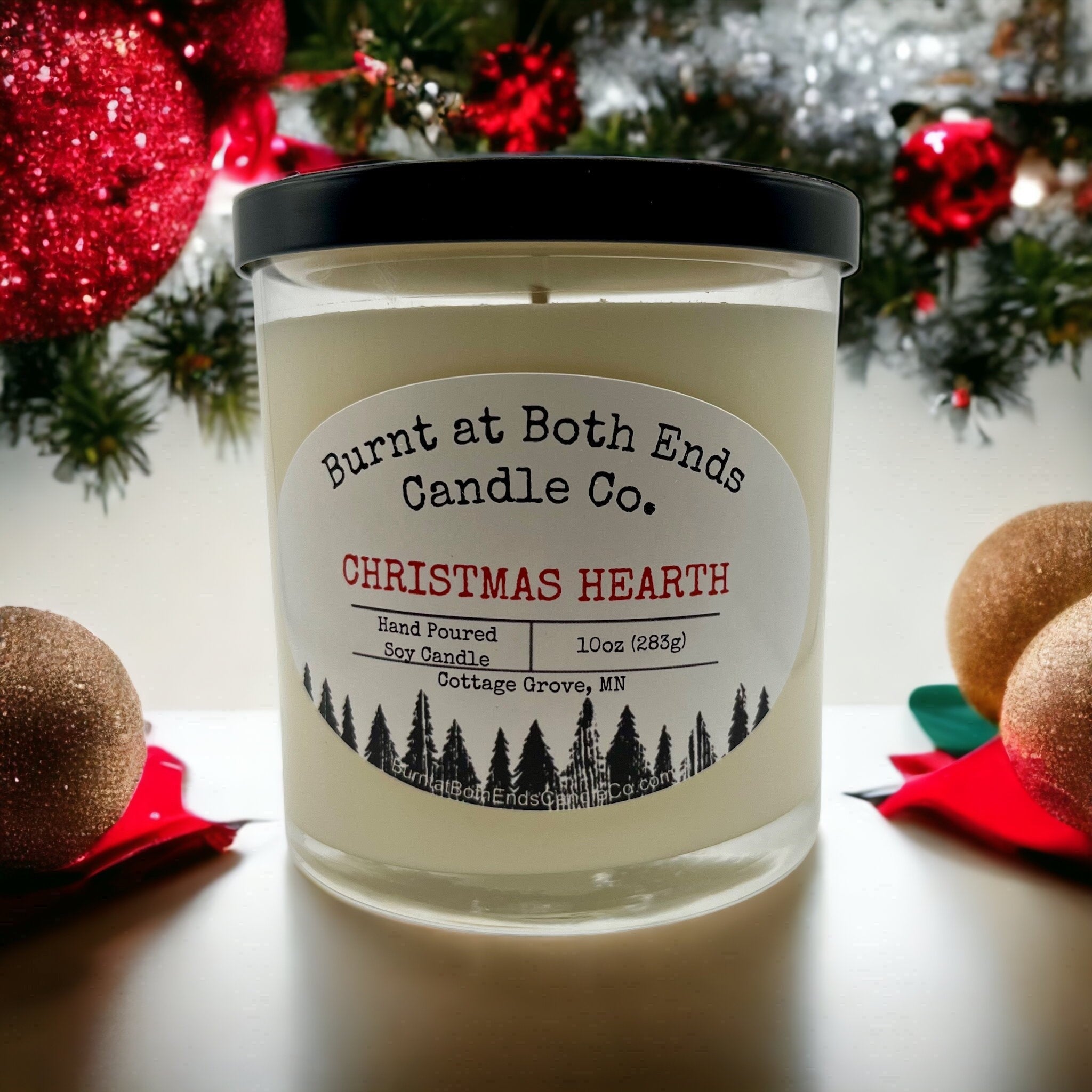 Winter Soy Candle - Christmas Hearth