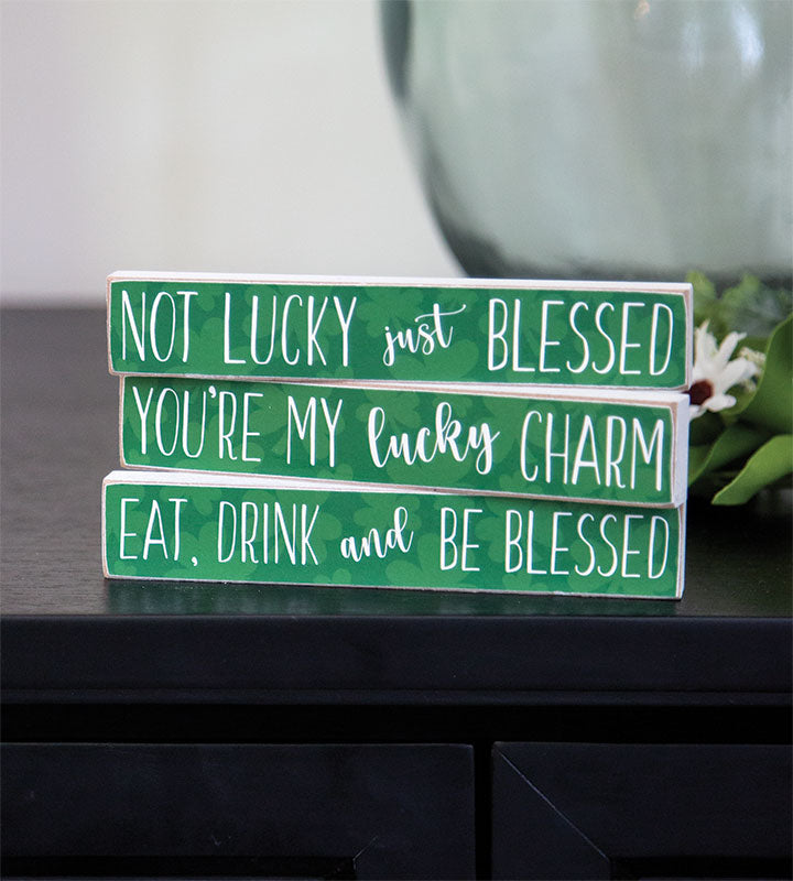 Eat, Drink, & Be Blessed Mini Stick
