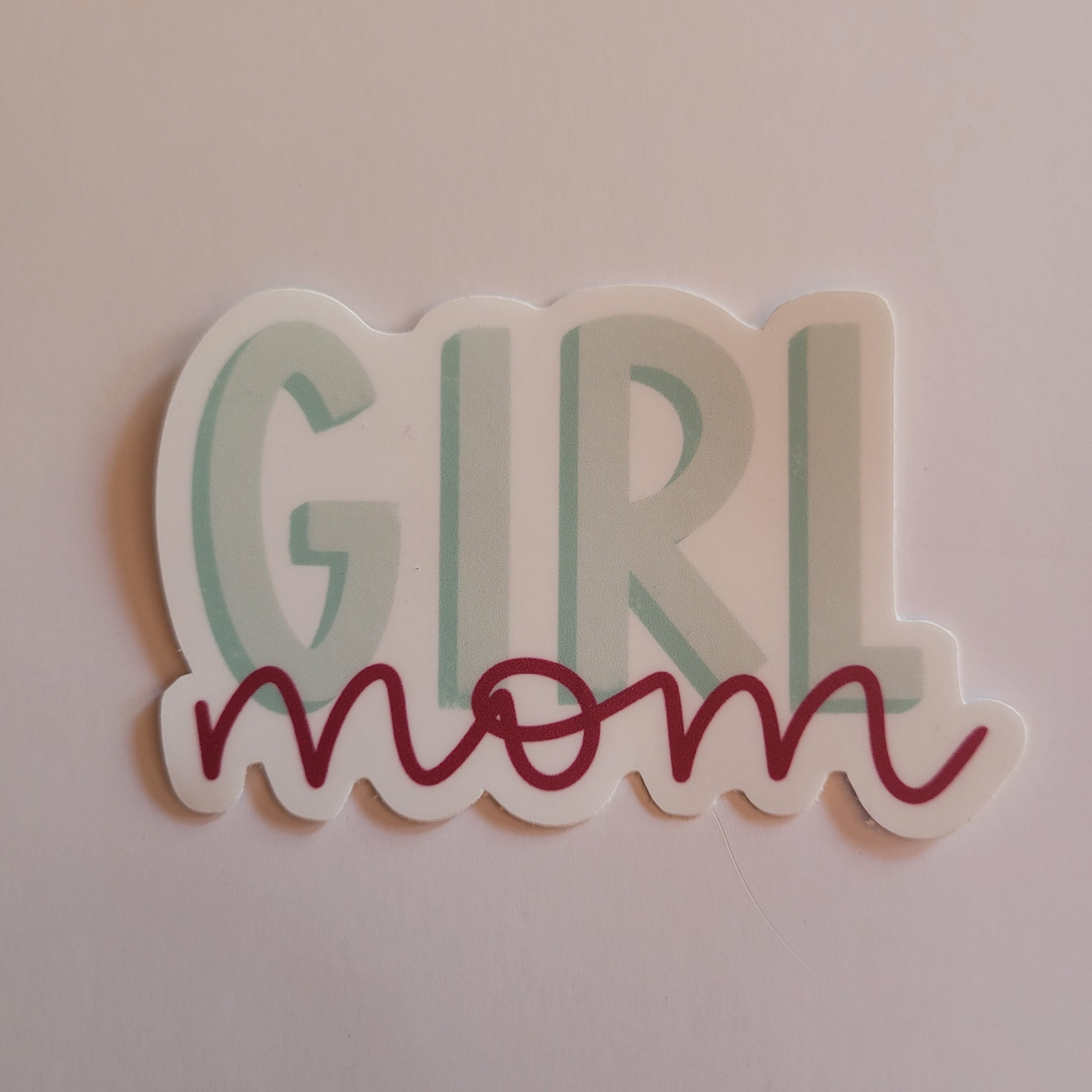 Girl Mom Vinyl Sticker