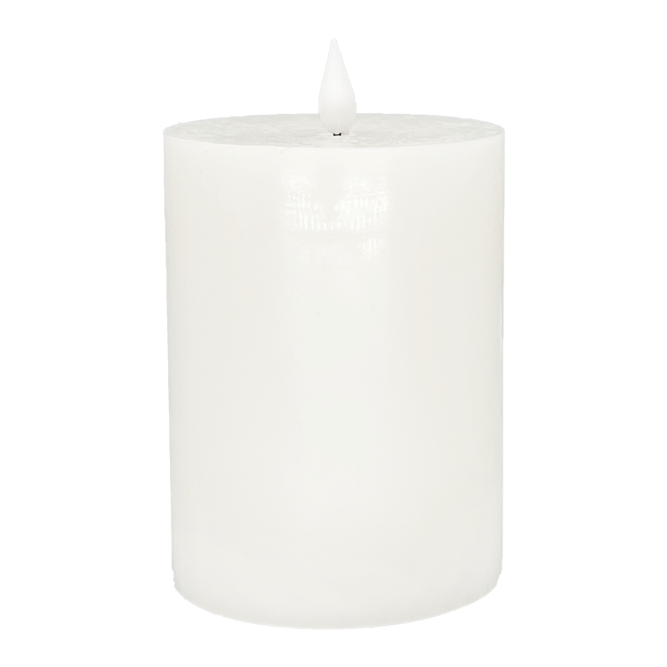 Realistic White Pillar LED Candle