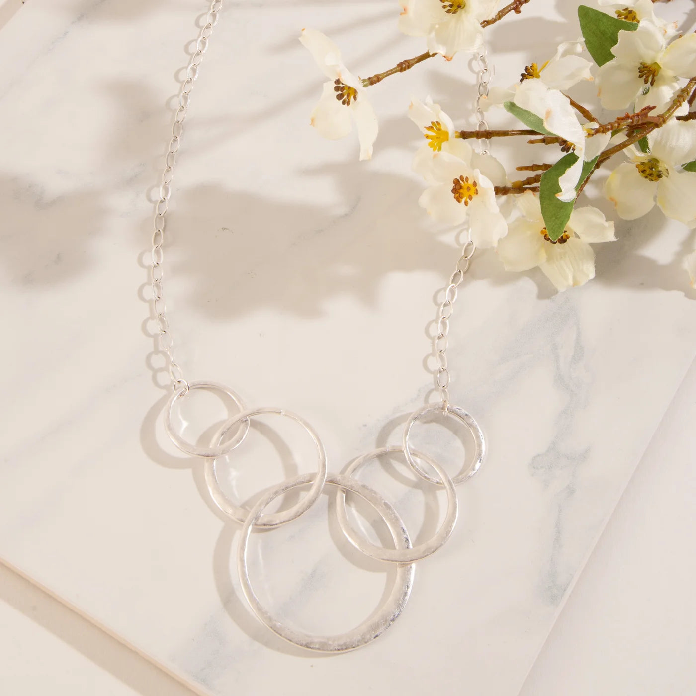 Linked Hoop Necklace