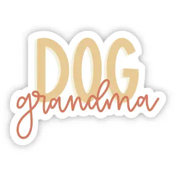 Proud Dog Grandma Sticker