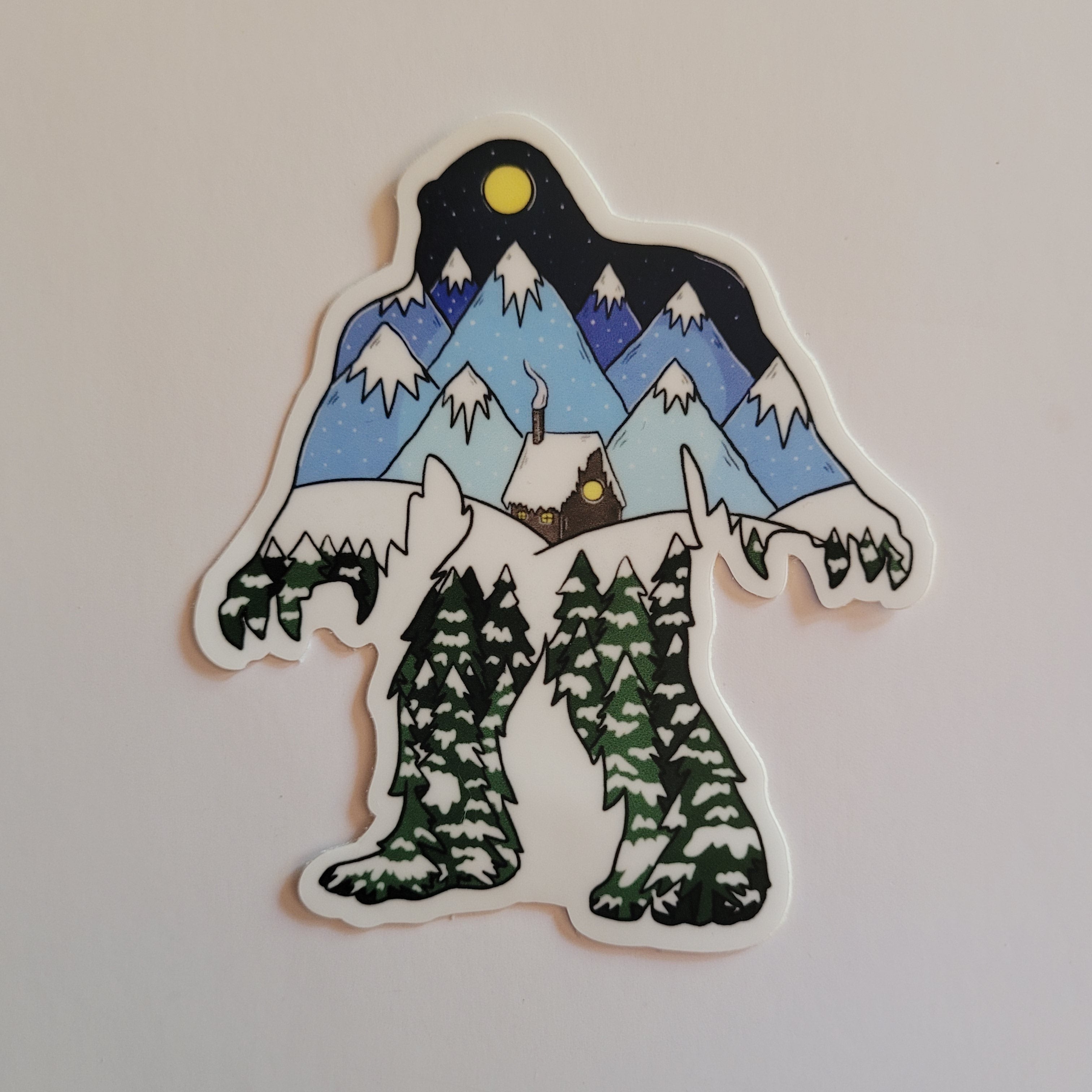 Yeti Winter Vinyl Stickers