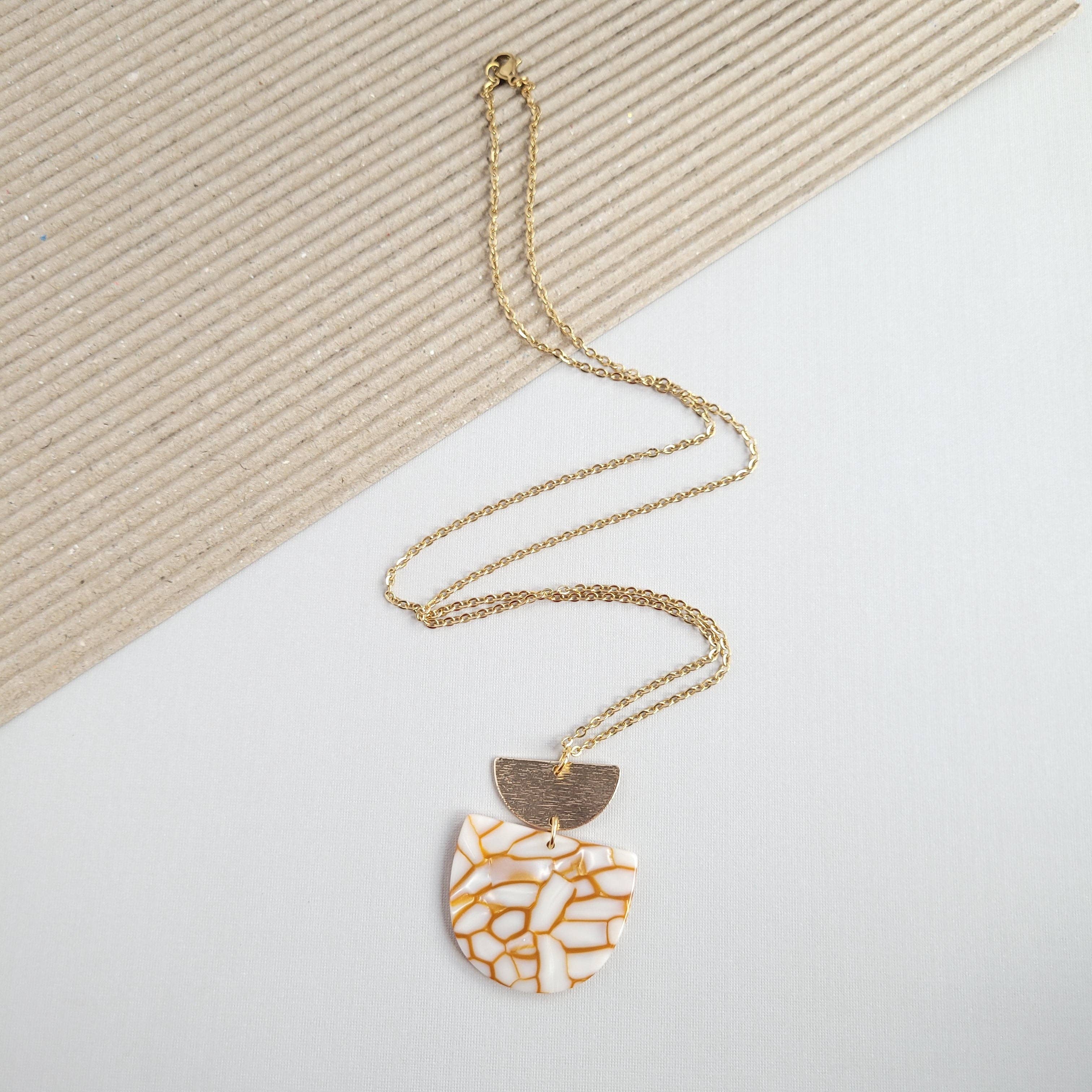 Harper Necklace - Pumpkin Spice