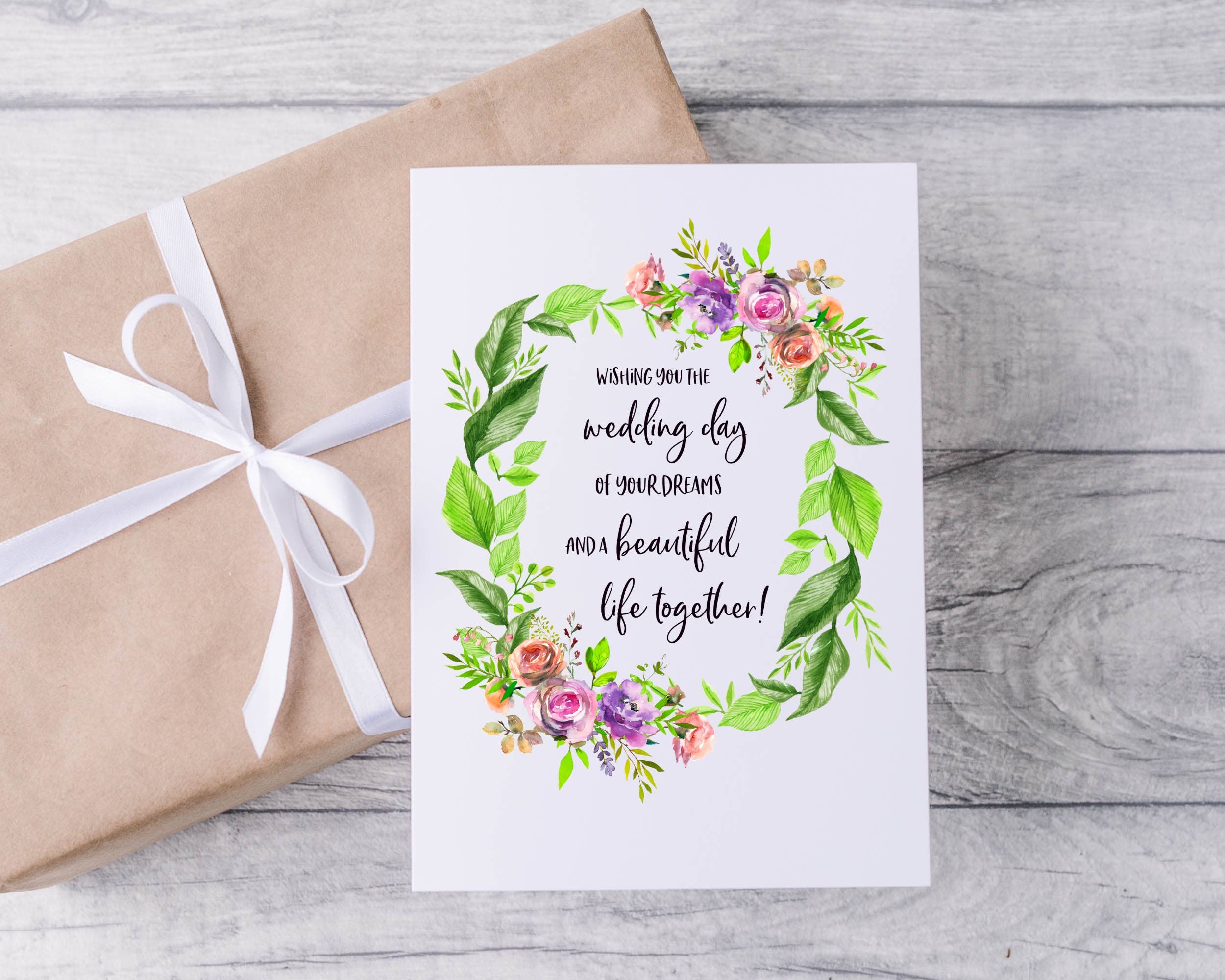 Day of Your Dreams Wedding Card