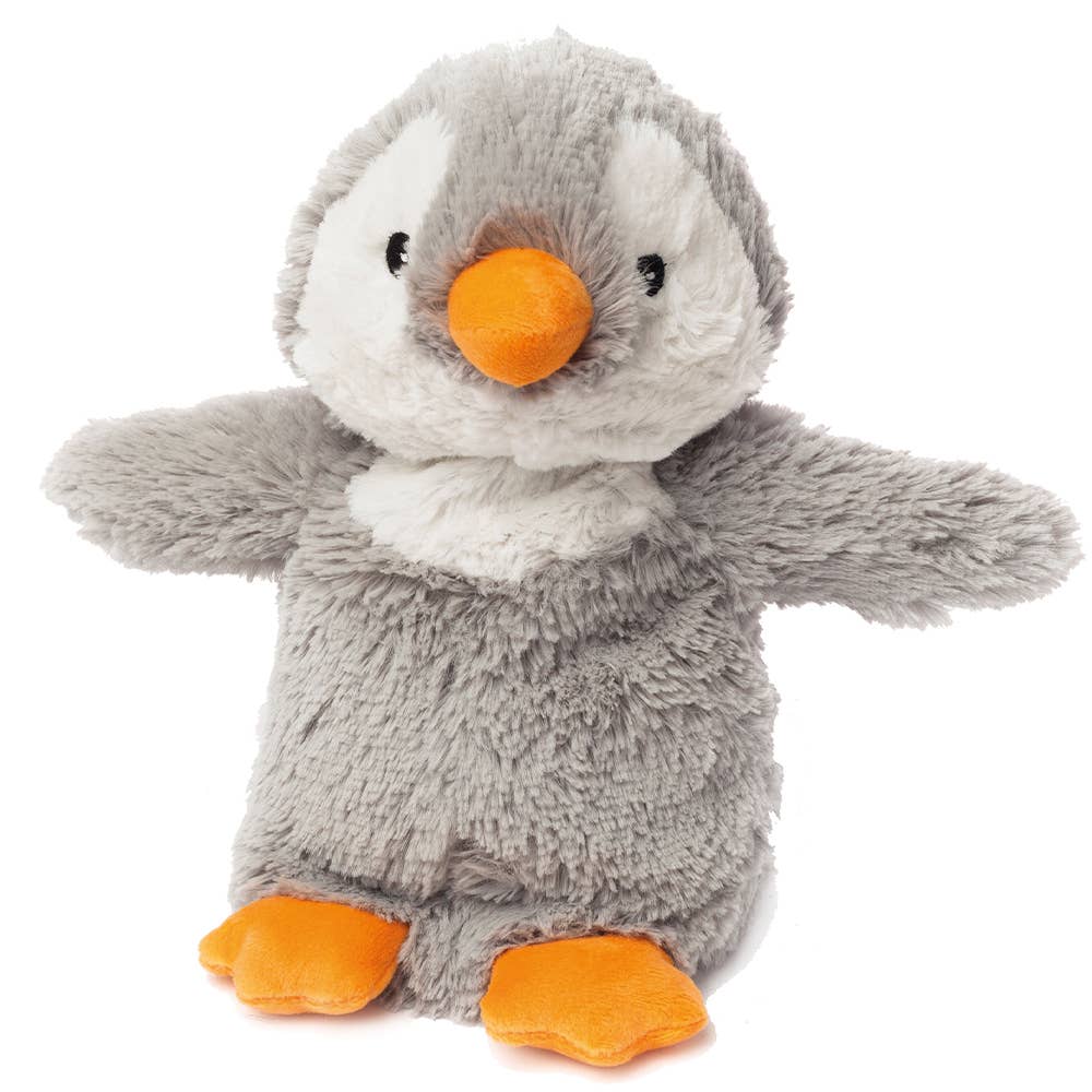 Gray Penguin Warmies® Microwaveable Plush