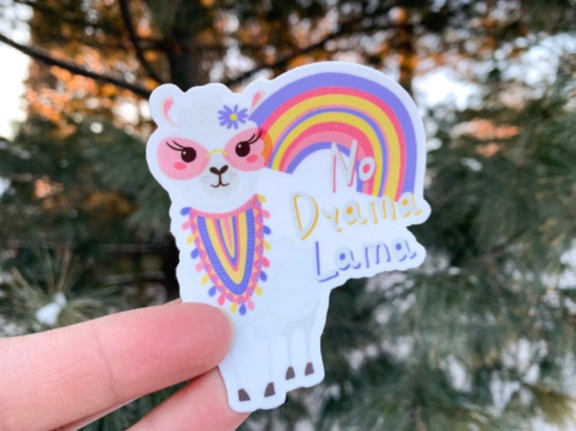 Drama Llama Vinyl Sticker