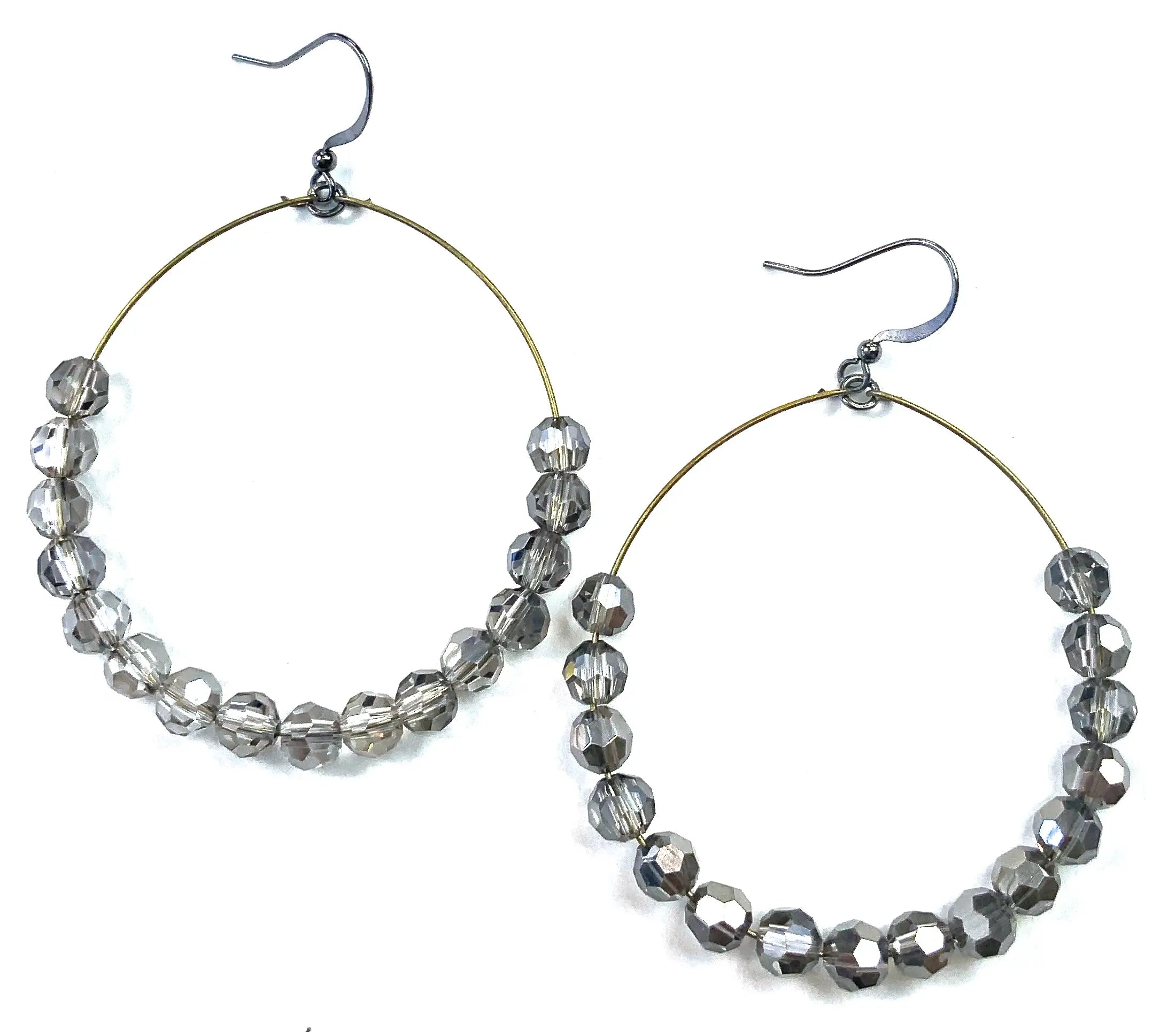 Simple Beaded Drop Earrings