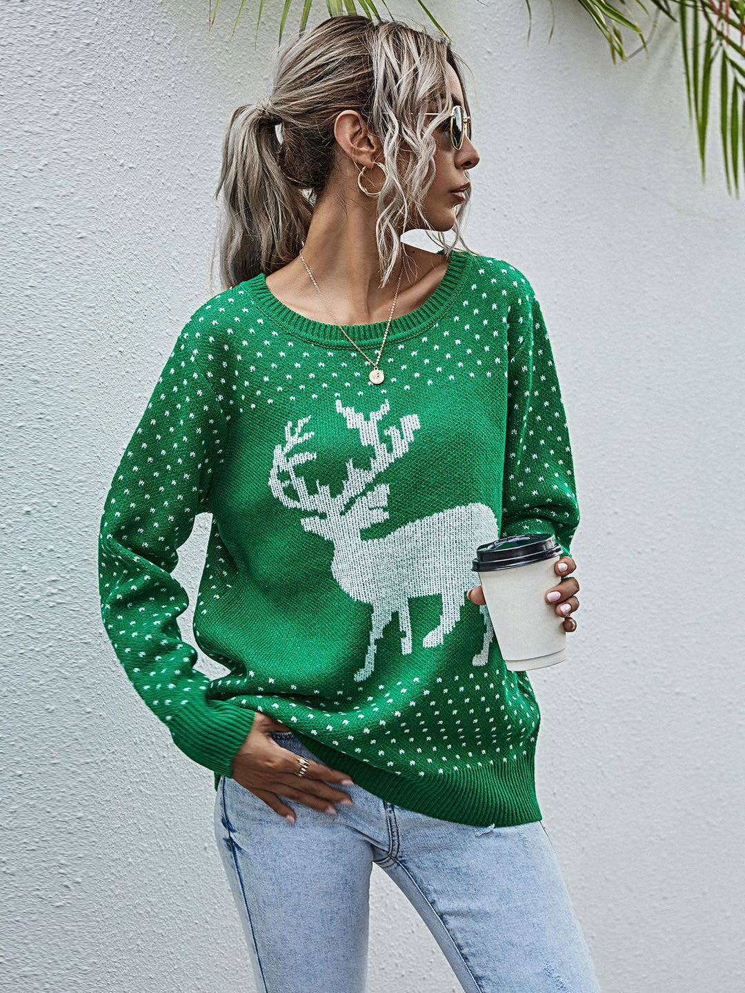 Reindeer Christmas Sweater