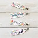 Fabric Keychain - Encouraging Words