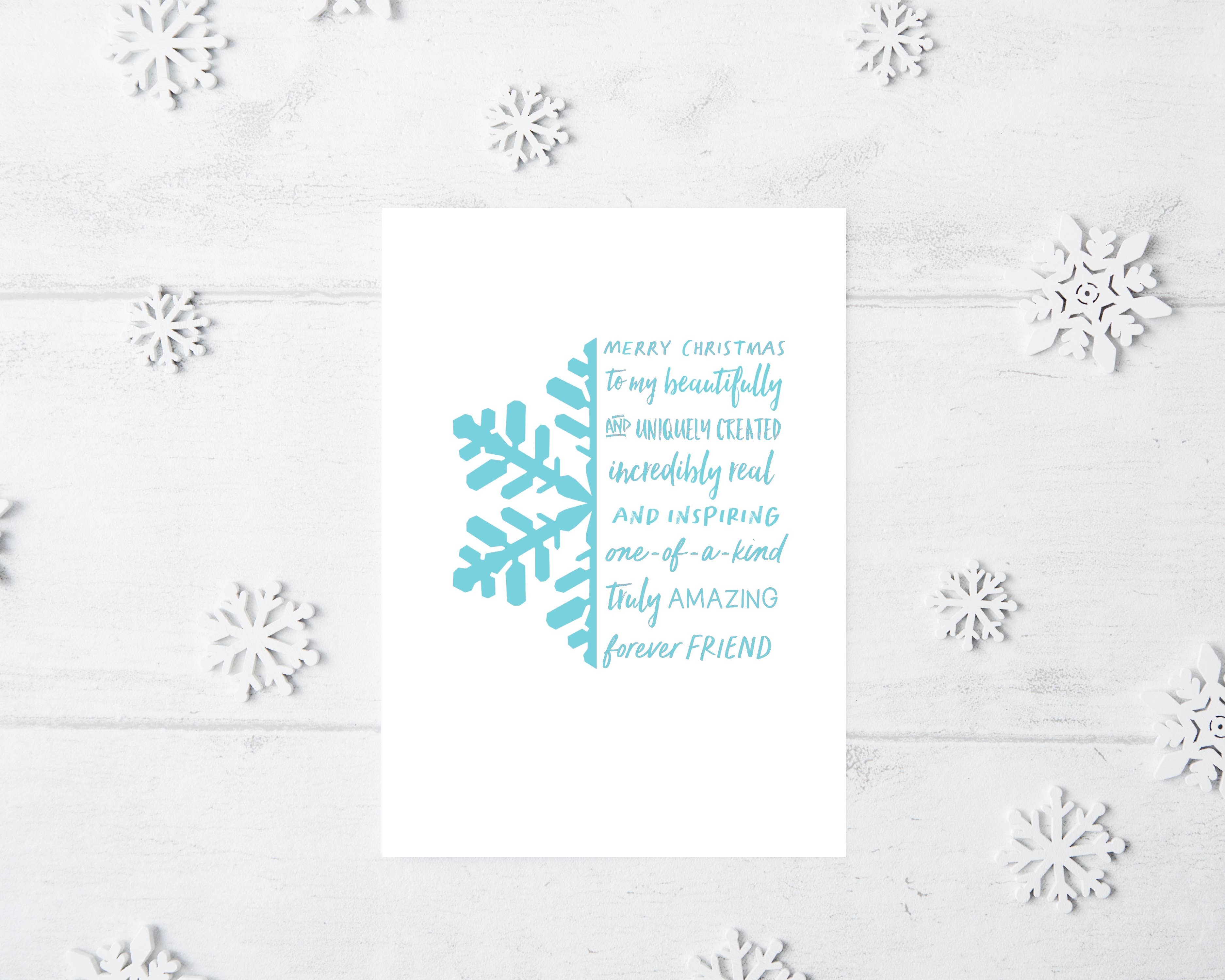 Forever Friend Christmas Card