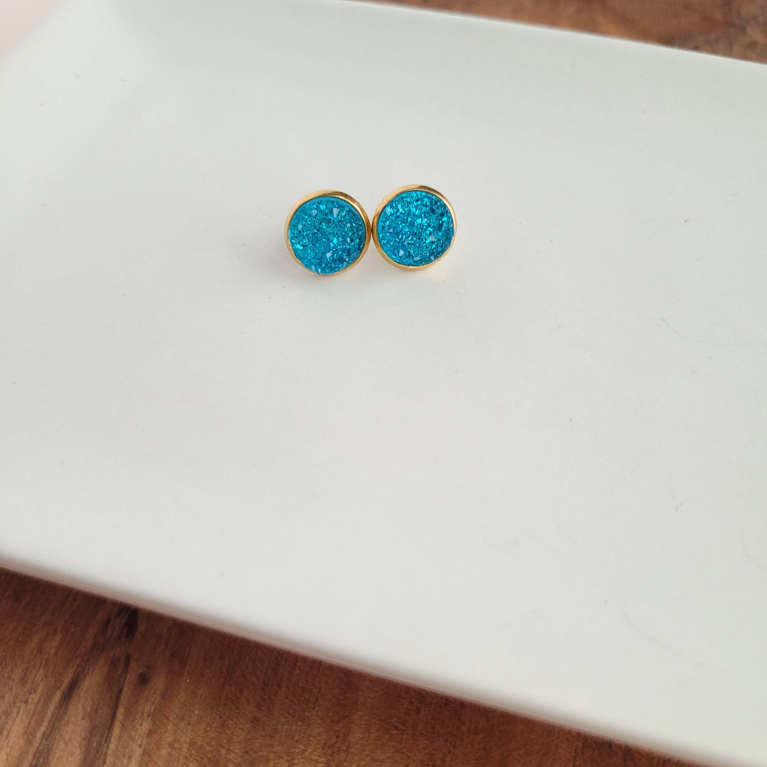 Geode Druzy Studs