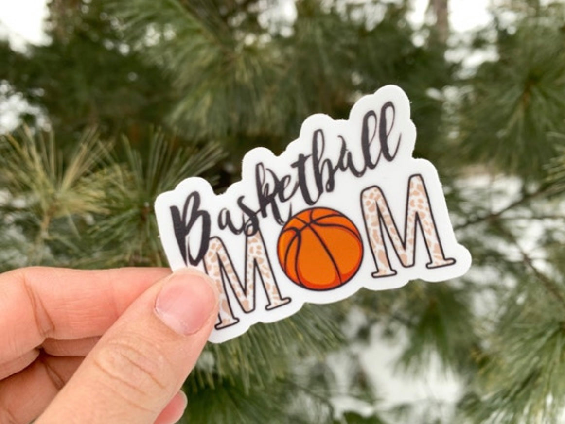 Basketball Mom Vinyl Sticker