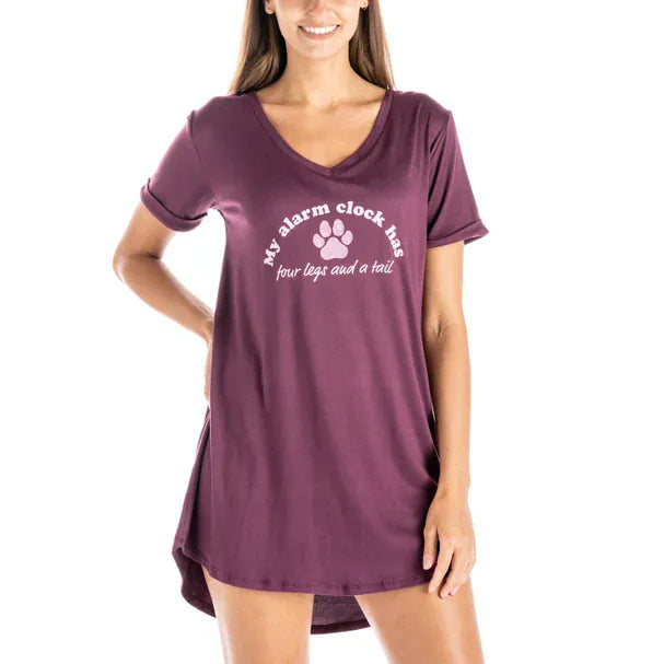 LKM #23 (Lori) Pet Night Shirt Nightgown: Four Legs and A Tail Night Shirt