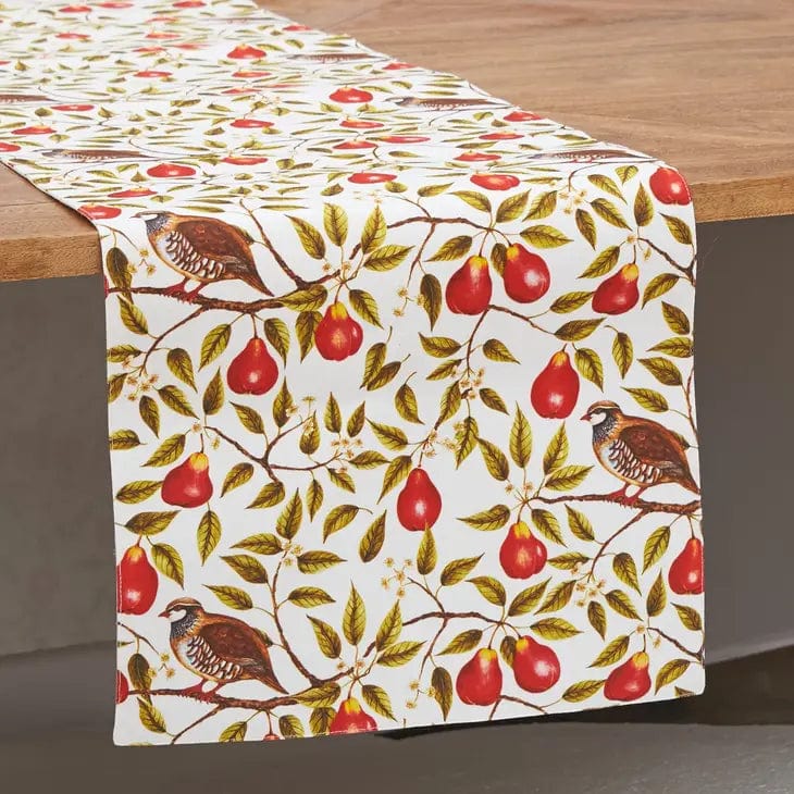 Partridge In a Pear Tree Christmas Runner