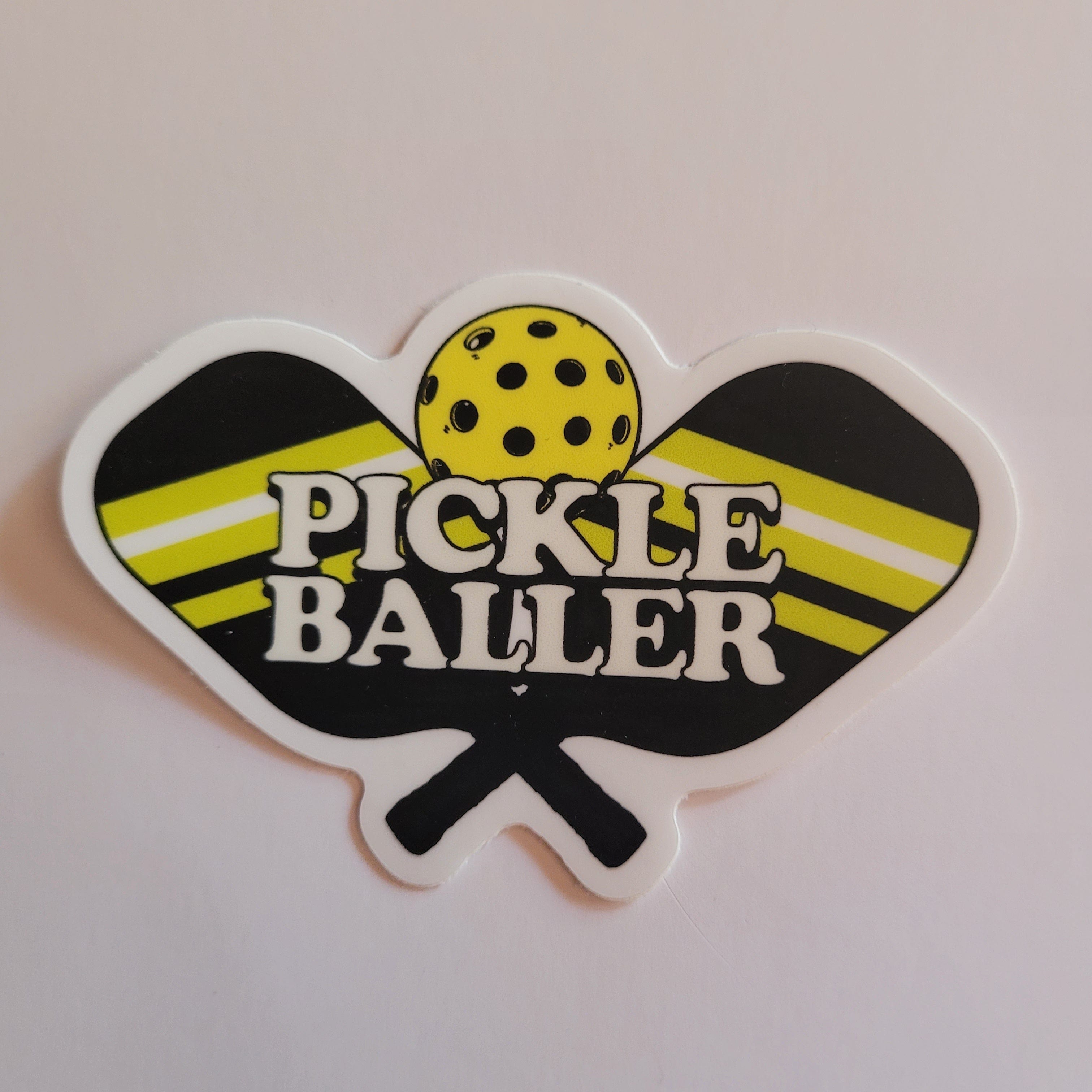 Pickleballer Vinyl Sticker