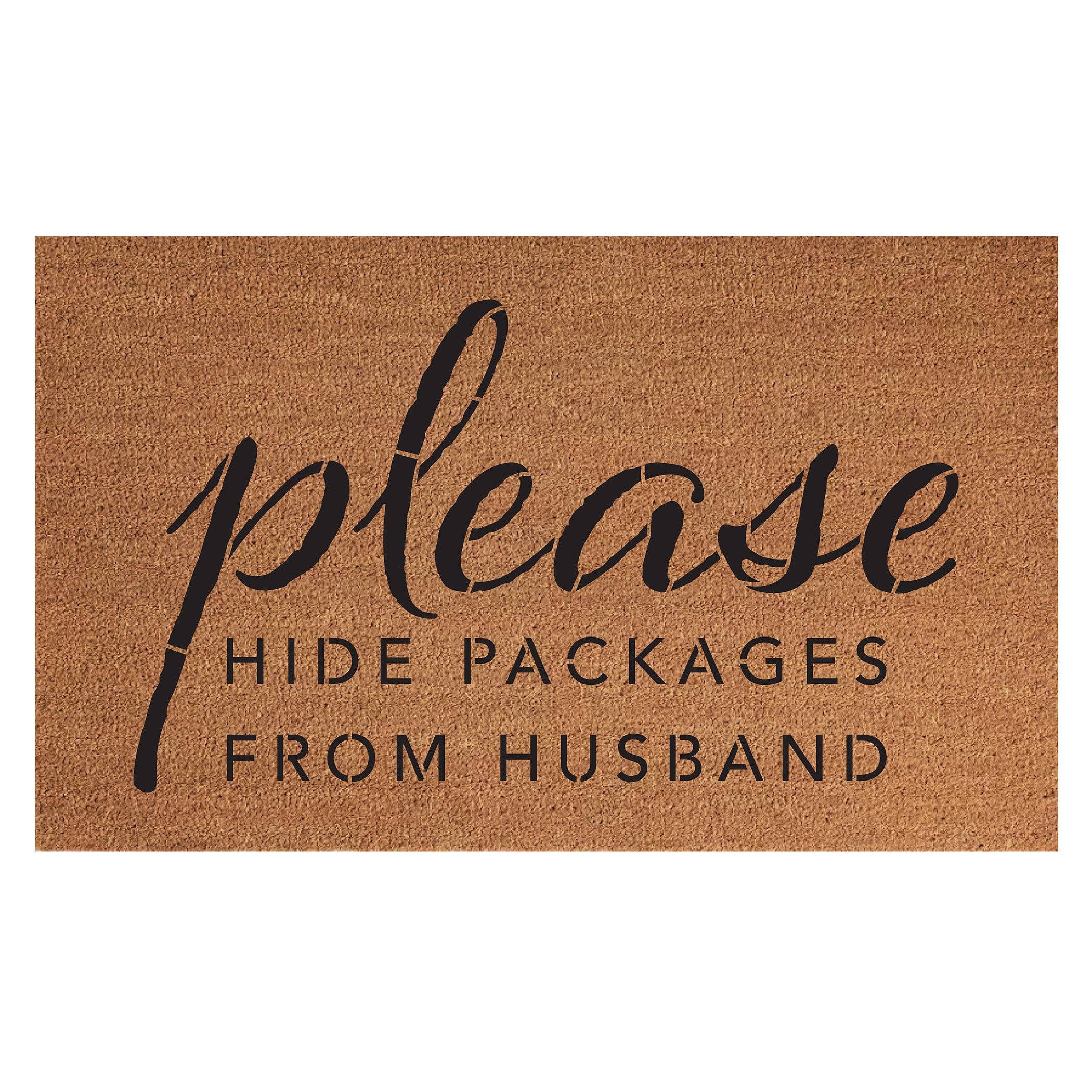 Please Hide Packages From My Husband Door Mat