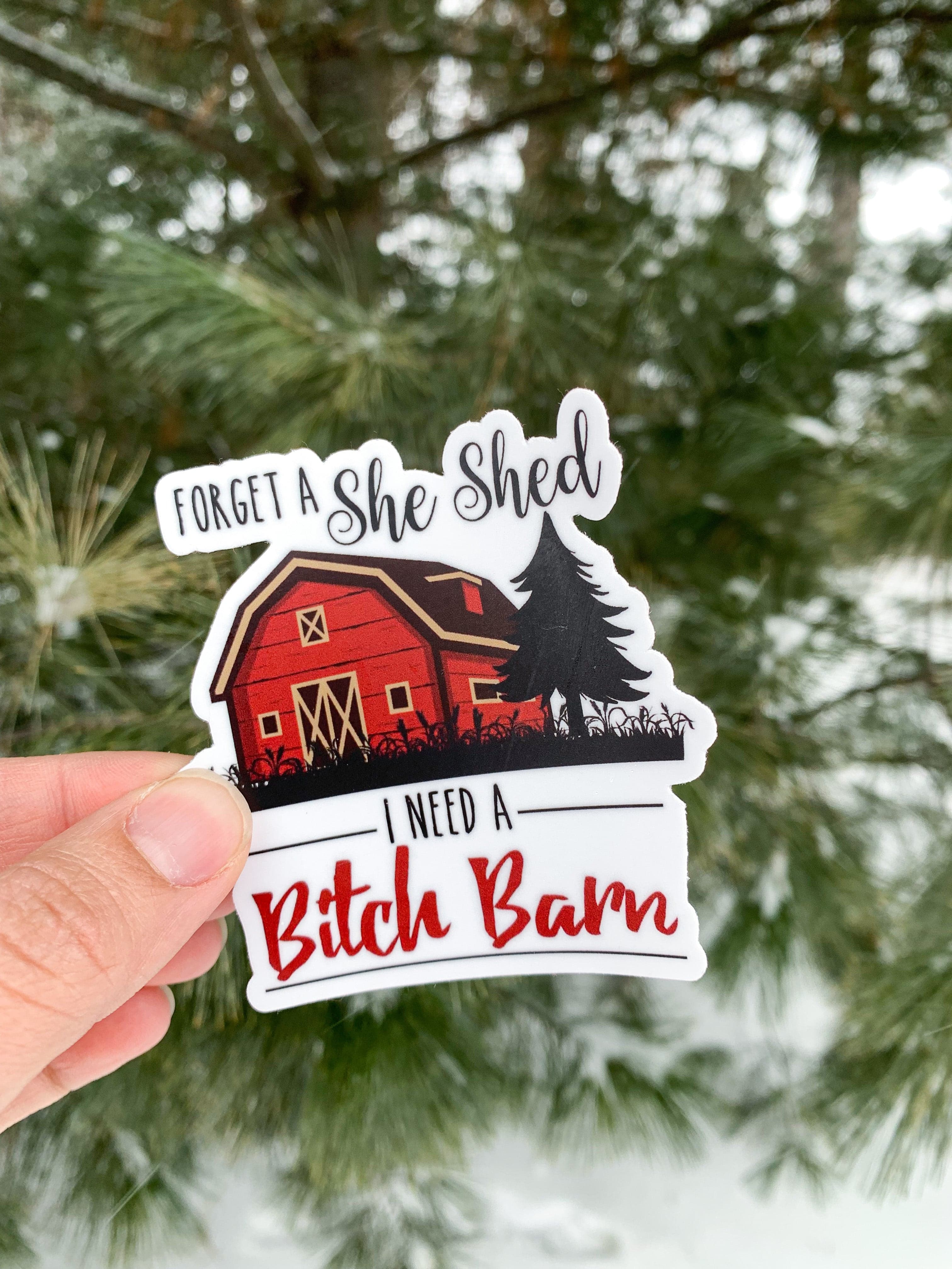 She Shed Vinyl Sticker