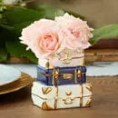 Suitcase Ceramic Bud Vase