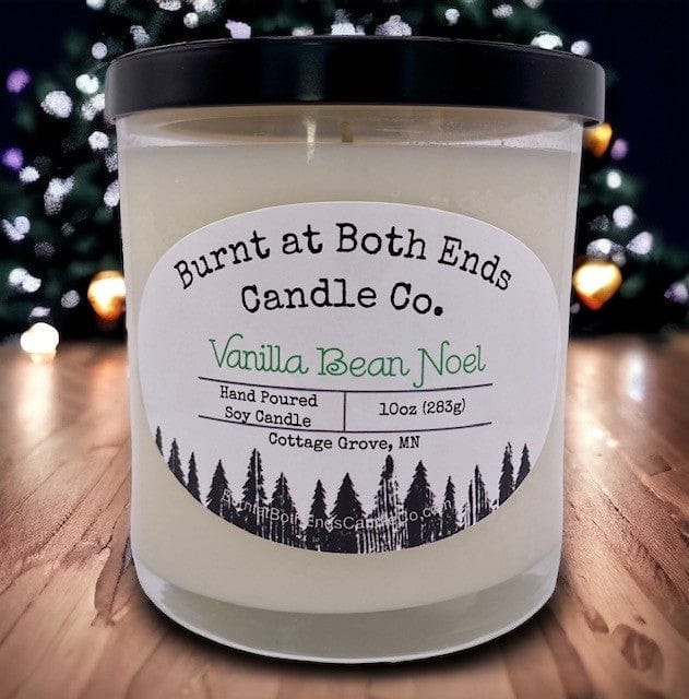 HJ #619 (Heather- Burnt at Both Ends) Candle Winter Soy Candle - Vanilla Bean Noel