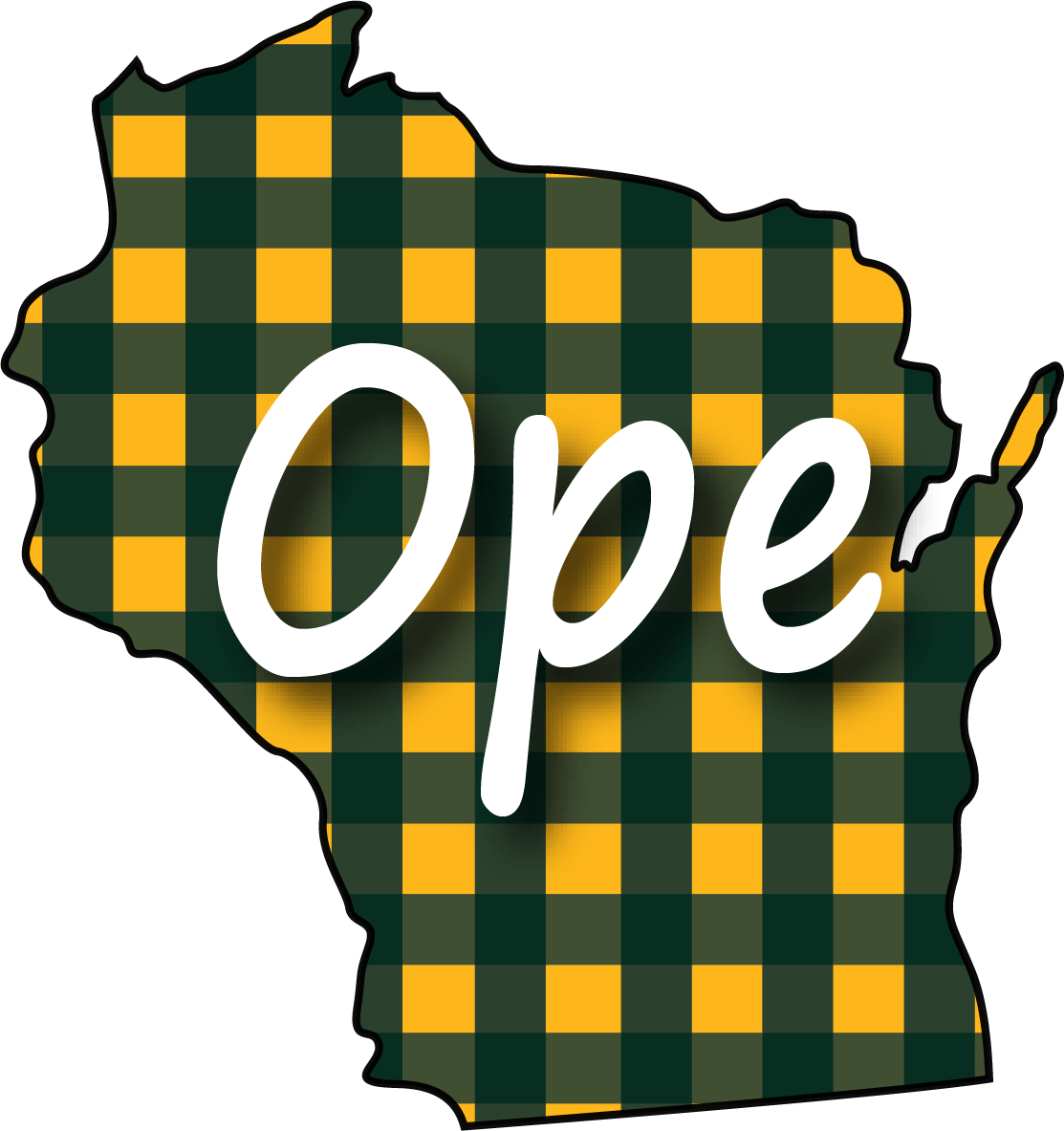 Wisconsin OPE Vinyl Sticker